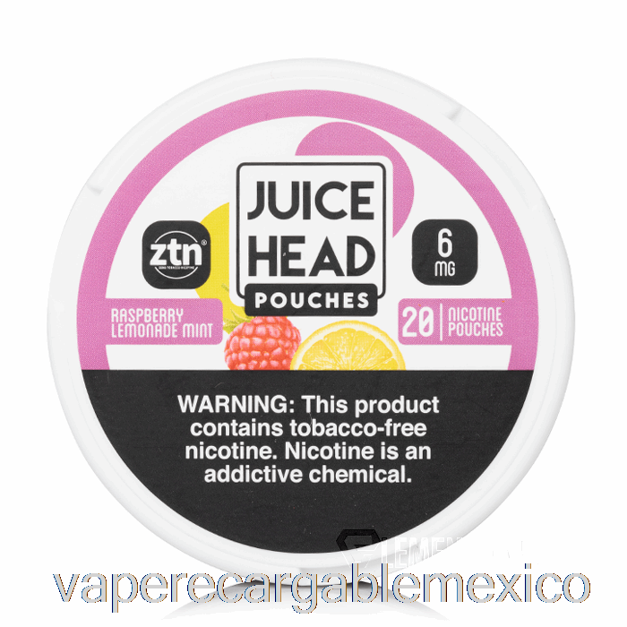 Bolsas De Nicotina Con Cabezal De Jugo Recargable Vape - Limonada De Frambuesa Y Menta 6 Mg